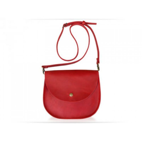 Женская кожаная сумка Wellbags Bag red Saddle W008.4 красная