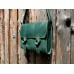 Кожаная сумка Wellbags Satchel bag green W020.2 зеленая