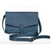 Женский кожаный клатч Wellbags Tablet bag blue W028.1 синий