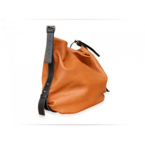 Женская кожаная сумка Wellbags Hobo bag ocher W047.1 рыжая