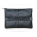 Жіночий шкіряний клатч Wellbags Clutch handheld black W018.1 чорний