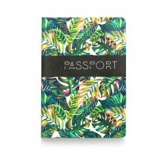 Обложка для паспорта "Пальмовые листья"