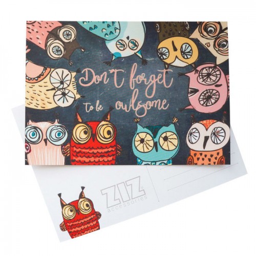 Открытка "Совушки"