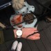 Годинники наручні "Чорним по білому" білий