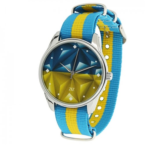Годинники наручні "Прапор трикутники" нейлон