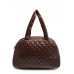 Стеганая сумка-саквояж POOLPARTY ns4 коричневая