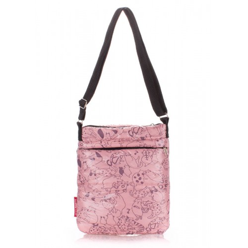 Сумка-планшет POOLPARTY з кішками pool-59-cats рожева