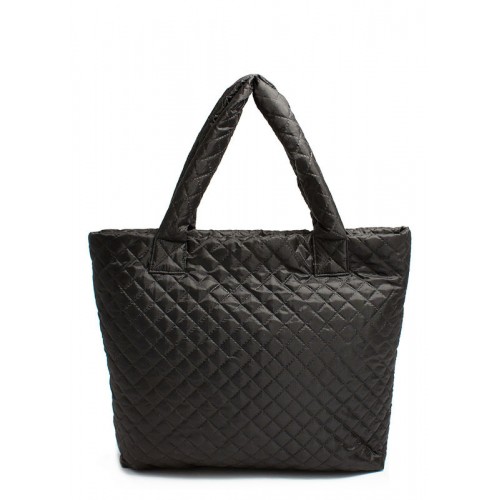 Стеганая сумка POOLPARTY pp1-eco черная