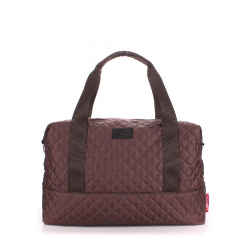 Стеганая сумка POOLPARTY Swag коричневая