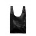 Женская кожаная сумка POOLPARTY leather-tote-black черная