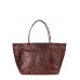 Женская кожаная сумка POOLPARTY desire-croco-brown коричневая
