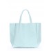 Жіноча шкіряна сумка POOLPARTY soho-babyblue блакитна
